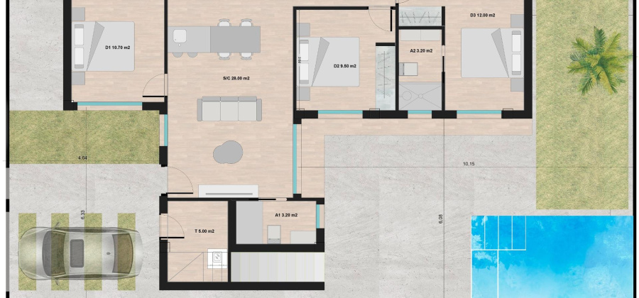 Torre Pacheco, Murcia, 3 Bedrooms Bedrooms, ,2 BathroomsBathrooms,Villa,New,209559246248757056