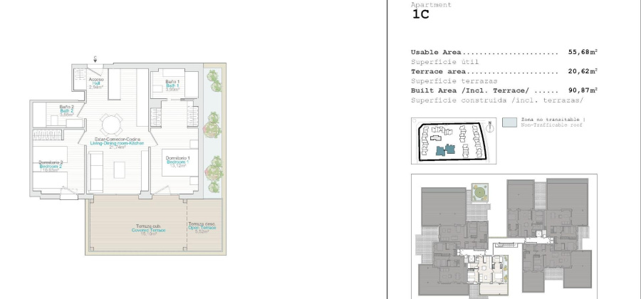 El Verger, Alicante, 2 Bedrooms Bedrooms, ,2 BathroomsBathrooms,Apartment,New,209559284550403712