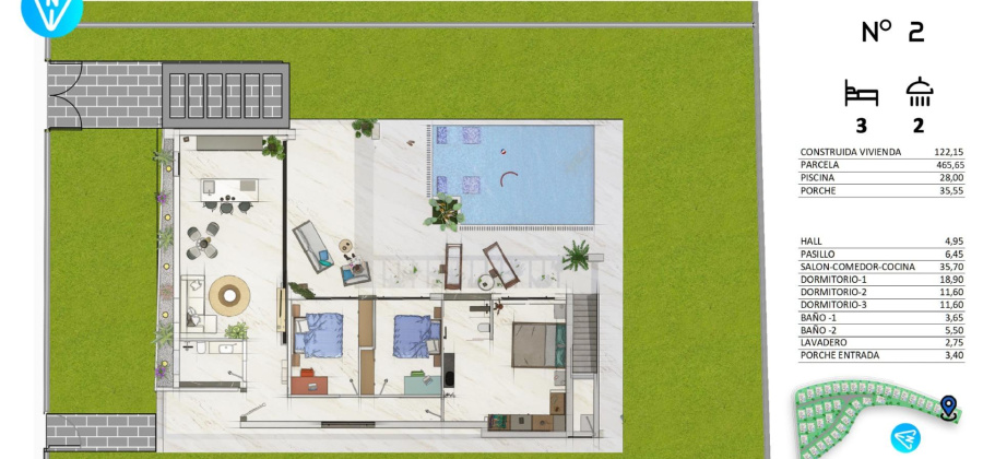 Algorfa, Alicante, 3 Bedrooms Bedrooms, ,2 BathroomsBathrooms,Villa,New,209559413969438368