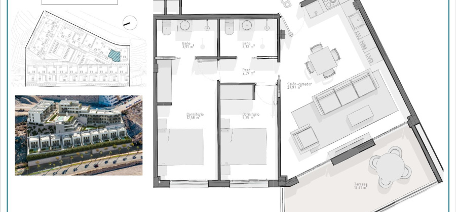 Aguilas, Murcia, 2 Bedrooms Bedrooms, ,2 BathroomsBathrooms,Apartment,New,209559216652678464