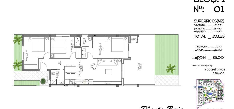 Guardamar del Segura, Alicante, 3 Bedrooms Bedrooms, ,2 BathroomsBathrooms,Apartment,New,209559163889435584