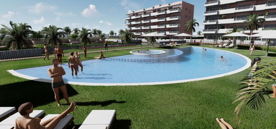 Guardamar del Segura, Alicante, 3 Bedrooms Bedrooms, ,2 BathroomsBathrooms,Apartment,New,209559173211482240