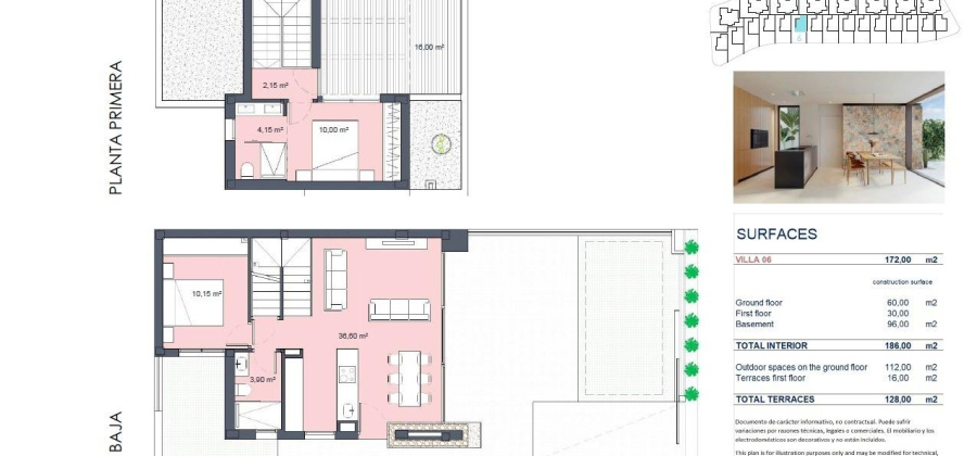 Torre Pacheco, Murcia, 2 Bedrooms Bedrooms, ,2 BathroomsBathrooms,Villa,New,20955981965308264