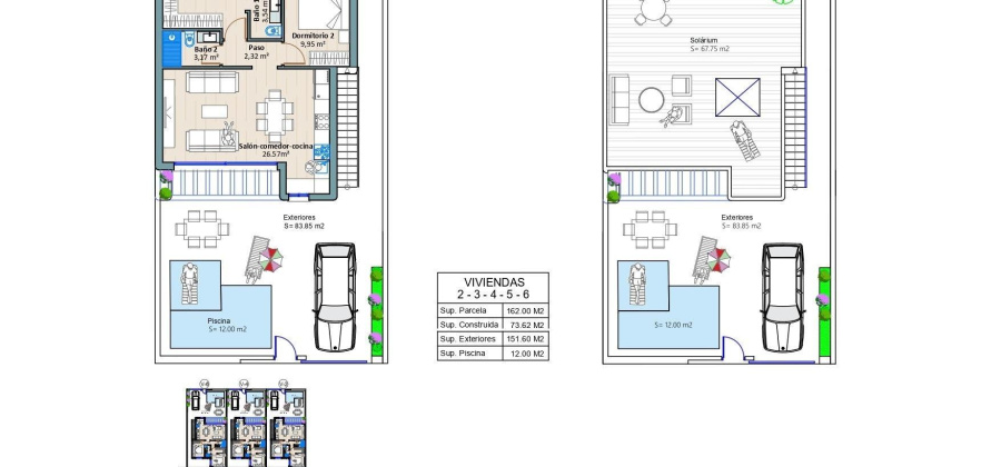 Torre Pacheco, Murcia, 2 Bedrooms Bedrooms, ,2 BathroomsBathrooms,Villa,New,209559177307174080