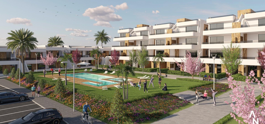 Alhama de Murcia, Murcia, 2 Bedrooms Bedrooms, ,2 BathroomsBathrooms,Apartment,New,209559105537230016