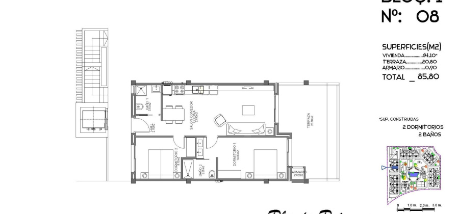 Guardamar del Segura, Alicante, 2 Bedrooms Bedrooms, ,2 BathroomsBathrooms,Apartment,New,209559154646587232
