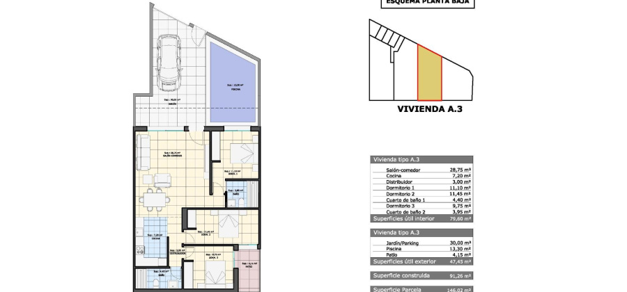 Pilar de la Horadada, Alicante, 3 Bedrooms Bedrooms, ,2 BathroomsBathrooms,Bungalow,New,20955974190333268