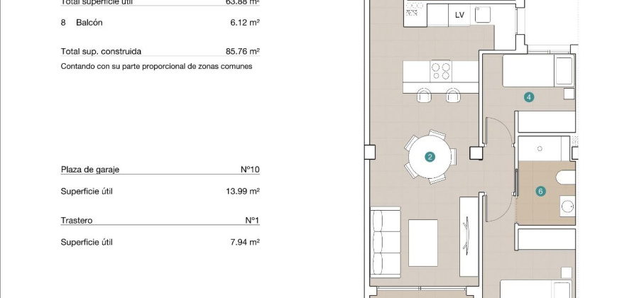 Jacarilla, Alicante, 3 Bedrooms Bedrooms, ,2 BathroomsBathrooms,Apartment,New,209559521845099360