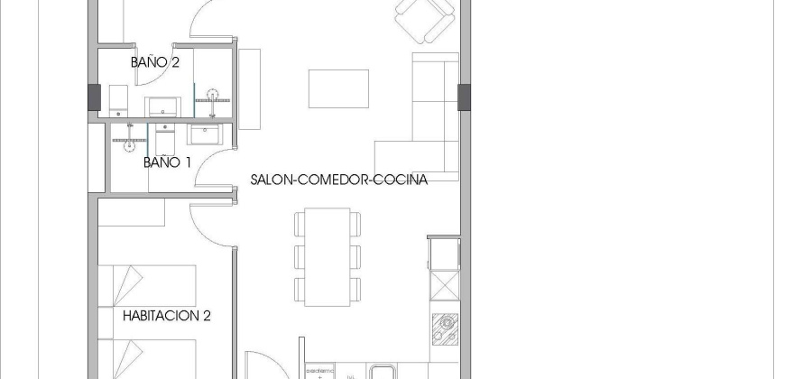 Villajoyosa, Alicante, 2 Bedrooms Bedrooms, ,2 BathroomsBathrooms,Apartment,New,209559210590079840