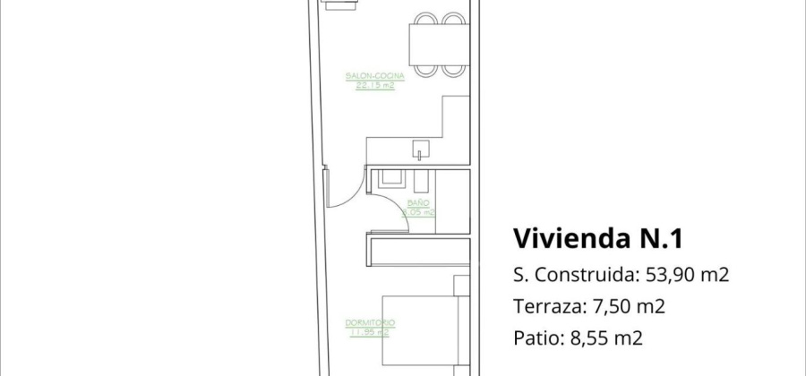 San Pedro del Pinatar, Murcia, 1 Bedroom Bedrooms, ,1 BathroomBathrooms,Bungalow,New,209559152547845728