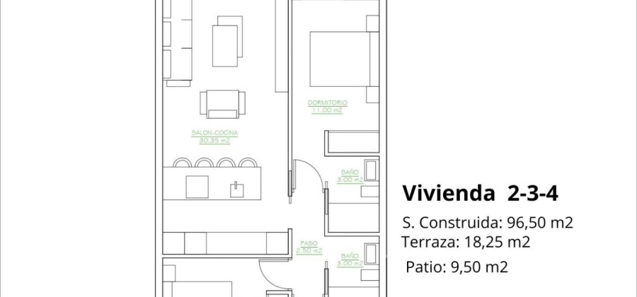San Pedro del Pinatar, Murcia, 3 Bedrooms Bedrooms, ,2 BathroomsBathrooms,Bungalow,New,209559207561450624