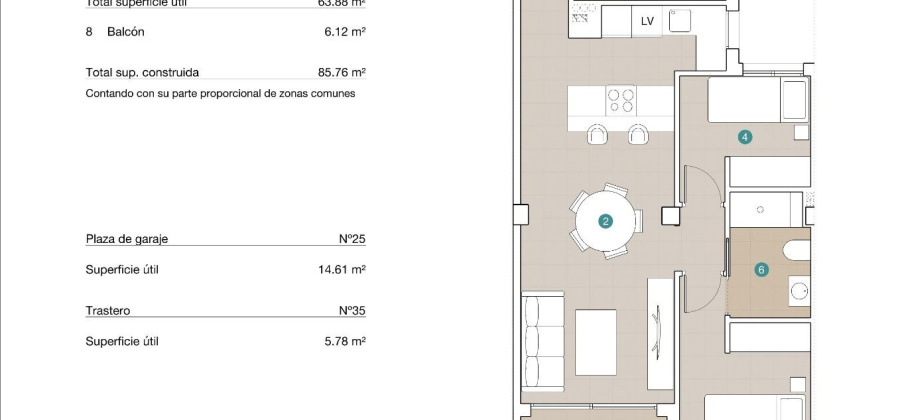 Jacarilla, Alicante, 3 Bedrooms Bedrooms, ,2 BathroomsBathrooms,Apartment,New,209559434888749696