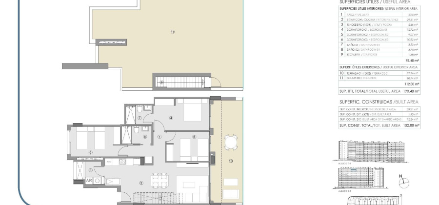 Torrevieja, Alicante, 3 Bedrooms Bedrooms, ,2 BathroomsBathrooms,Apartment,New,20955992365276832