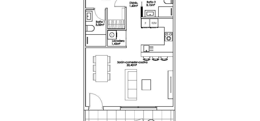 Pilar de la Horadada, Alicante, 2 Bedrooms Bedrooms, ,2 BathroomsBathrooms,Bungalow,New,0,20955970690977872