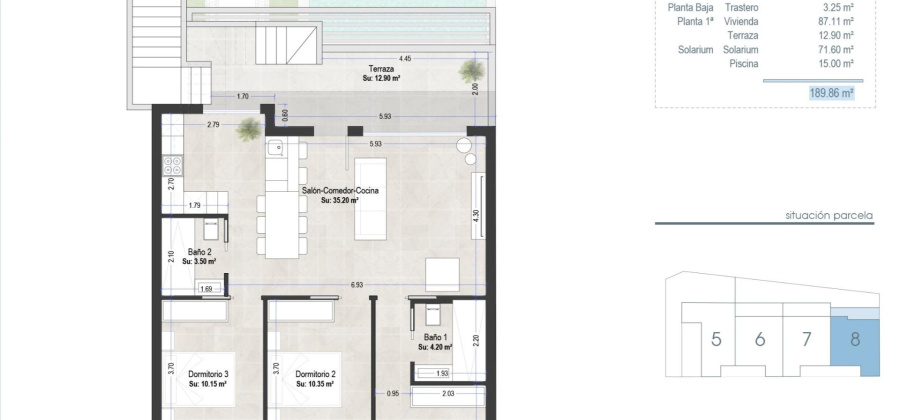 San Pedro del Pinatar, Murcia, 3 Bedrooms Bedrooms, ,2 BathroomsBathrooms,Bungalow,New,0,20955977739284632