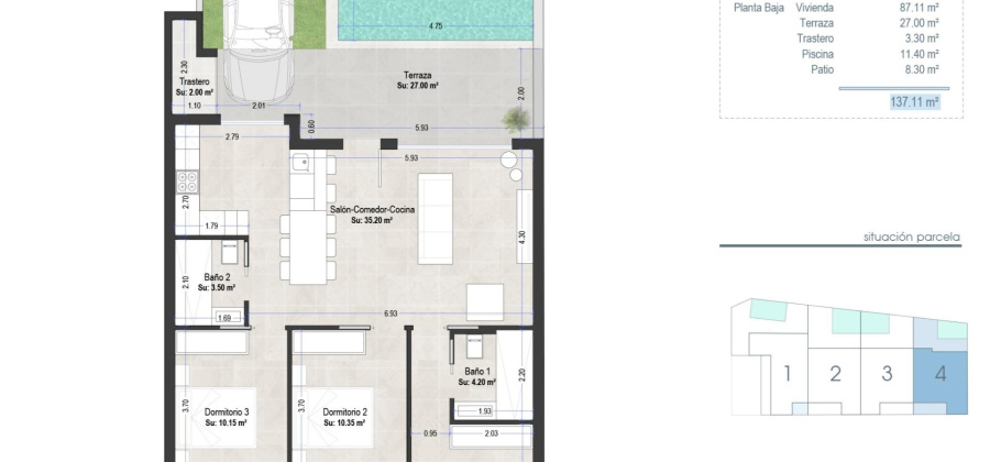 San Pedro del Pinatar, Murcia, 3 Bedrooms Bedrooms, ,2 BathroomsBathrooms,Bungalow,New,0,209559215408334688