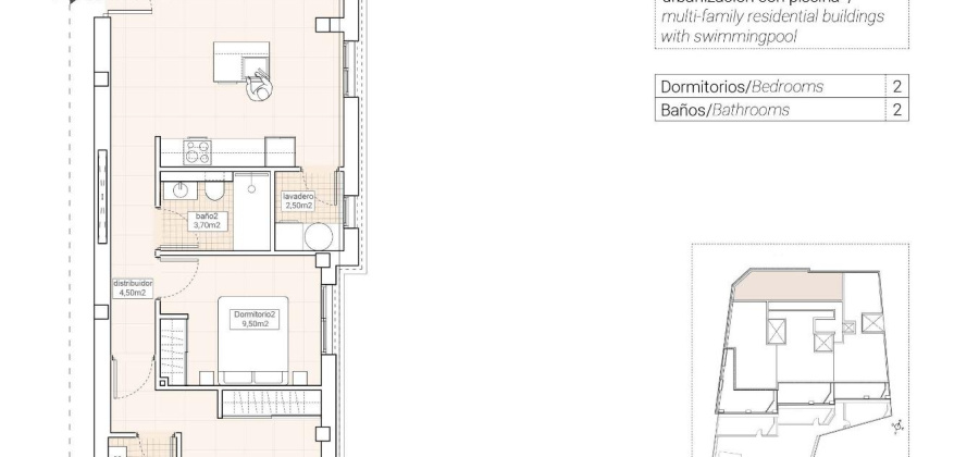 Hondon de las Nieves, Alicante, 2 Bedrooms Bedrooms, ,2 BathroomsBathrooms,Apartment,New,0,209559225839196352