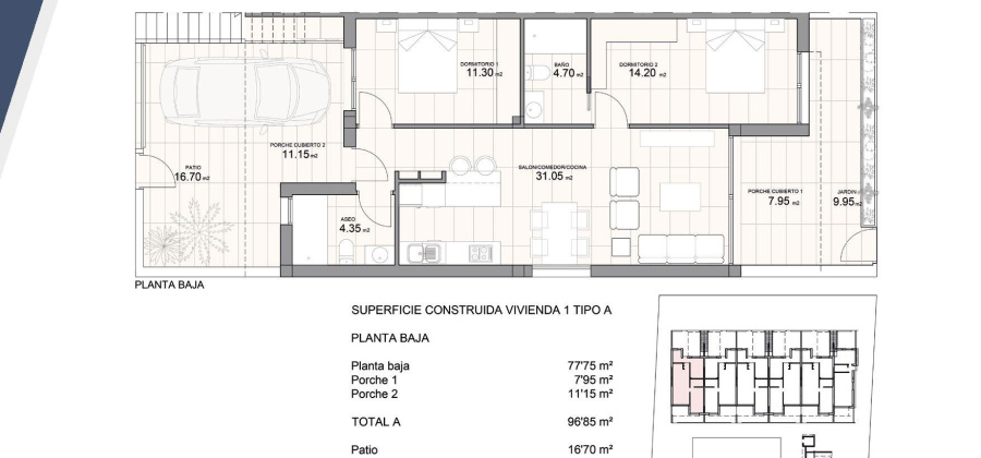 Pilar de la Horadada, Alicante, 2 Bedrooms Bedrooms, ,2 BathroomsBathrooms,Bungalow,New,0,209559649234760768