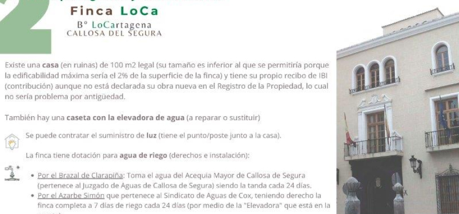 Callosa De Segura, Alicante, 1 Bedroom Bedrooms, ,1 BathroomBathrooms,Country House or Finca,Resale,0,291685214852295296