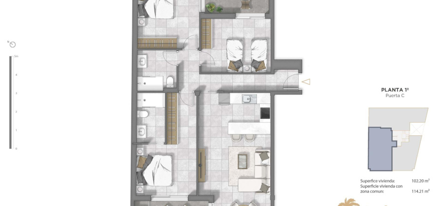 Guardamar del Segura, Alicante, 3 Bedrooms Bedrooms, ,2 BathroomsBathrooms,Apartment,New,0,20955981965271664