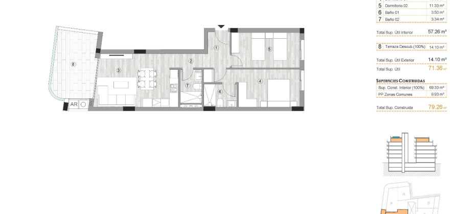 Torrevieja, Alicante, 2 Bedrooms Bedrooms, ,2 BathroomsBathrooms,Apartment,New,0,20955991897568072