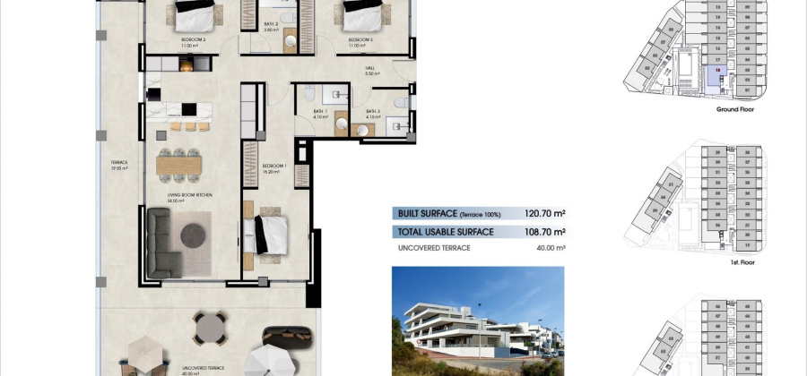 La Marina, Alicante, 3 Bedrooms Bedrooms, ,3 BathroomsBathrooms,Apartment,New,0,20955973911486408