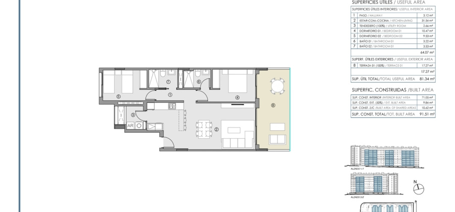 Punta Prima, Alicante, 3 Bedrooms Bedrooms, ,2 BathroomsBathrooms,Apartment,New,0,90690151491156368