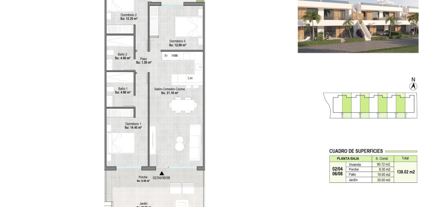 Alhama de Murcia, Murcia, 3 Bedrooms Bedrooms, ,2 BathroomsBathrooms,Bungalow,New,0,209559233327084960