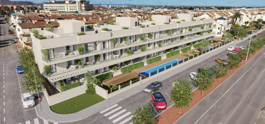 Los Alcazares, Murcia, 3 Bedrooms Bedrooms, ,2 BathroomsBathrooms,Apartment,New,0,209559237131565952